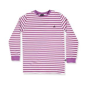 Boys Tops: BOYS LS TEE – Purple Stripe
