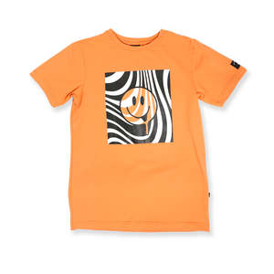 Boys Tops: BOYS HAPPY SS TEE – Orange