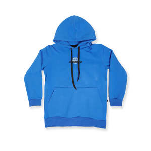 BOYS SMILEY POCKET HOOD – Blue