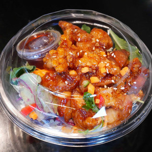 honey chicken salad Hello sushi Main