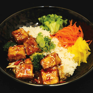 (GF) teriyaki tofu donburi Hello sushi Main