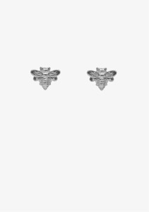 MINI BEE EARRING | SILVER