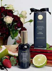 Surmanti: Roses & Rhubarb Hand & Body Creme 120mL