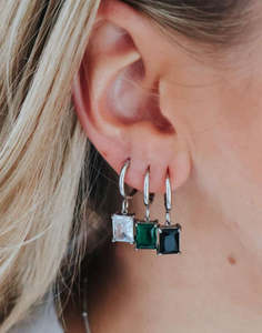 Ivy earrings silver