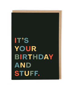 Cards: Cath Tate - Birthday and Stuff - Birthday Card