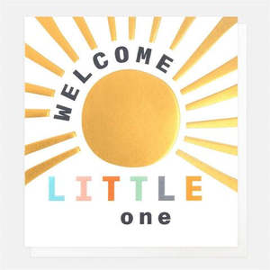 Caroline Gardner - Welcome Little One - Birthday Card