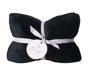 Tonic: Luxe Velvet Heat Pillow Black