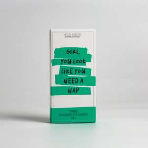 Wild Emery: GIRL, YOU LOOK LIKE YOU NEED A NAP - SHOWER STEAMER 3 PACK