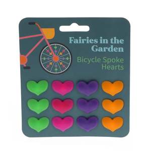 New: Bicycle Spoke Hearts - Fairies in the Garden