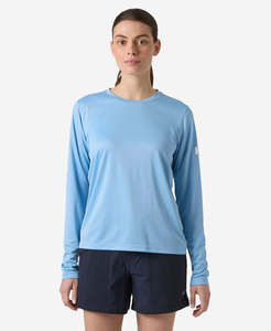 Sun Protection: W HH TECH CREW LS 2.0, Bright Blue