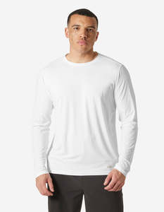 Sun Protection: SHINE SOLEN LS CREW, White