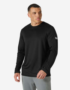Sun Protection: HH TECH CREW LS 2.0, Ebony
