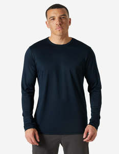Sun Protection: HH TECH CREW LS 2.0, Navy