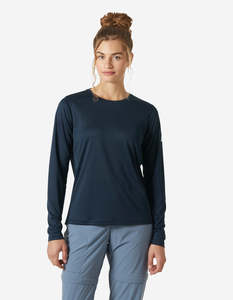 Sun Protection: W HH TECH CREW LS 2.0, Navy