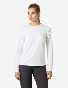 Sun Protection: W HH TECH CREW LS 2.0, White