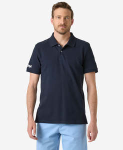CREW POLO PIQUE, Navy