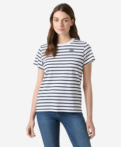 Women: W CORE GRAPHIC T-SHIRT 2.0, White Lifestyle Stripe Yd