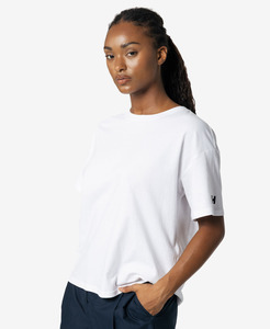 Women: W CREW T-SHIRT 2.0, White