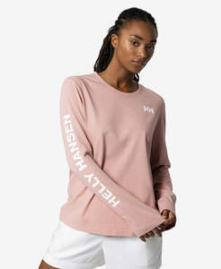 Women: W ERVIK L/S T-SHIRT, Pink Salt