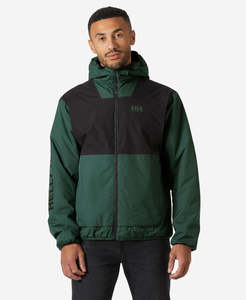 Rainwear: ERVIK INS RAIN JACKET, Jungle Green