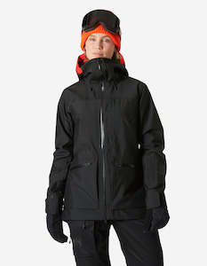 Womens Ullr Freeride: W POWDERQUEEN 3.0 JACKET, Black