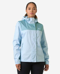Womens Outdoor: W VANCOUVER RAIN JACKET, Pinnacle Blue