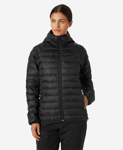 Womens Midlayers: W BANFF HOODED INSULATOR, Black