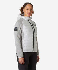 Womens Midlayers: W ARCTIC OCEAN HYBRID INS, Grey Fog