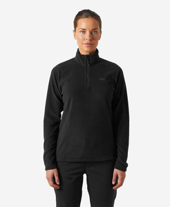 Womens Midlayers: W DAYBREAKER 1/2 ZIP FLEECE, 991 Black