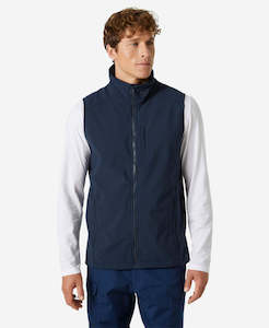 Mens Vests: PARAMOUNT SOFTSHELL VEST, Navy