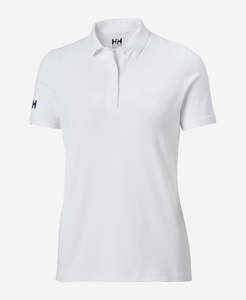 Womens Sun Protection: W CREW TECH POLO, White