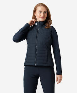 Womens Sailing Jackets: W CREW INSULATOR VEST 2.0, Navy