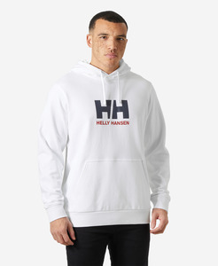 Men: HH LOGO HOODIE, White