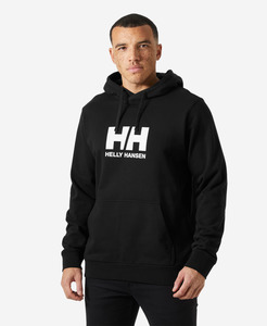 Men: HH LOGO HOODIE, Black