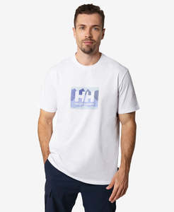 Men: BOX FILL 2.0 T-SHIRT, 002 White