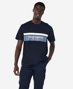 Men: NORDIC EDGE T-SHIRT, Navy