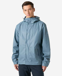 Rainwear: MOSS JACKET, Washed Navy