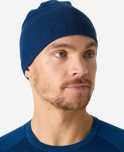Men: OUTLINE BEANIE, Dark Blue