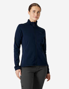 Womens Midlayers: W VERSALITE FLEECE JACKET, Navy