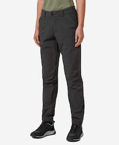 Womens Bottoms: W BRONA SOFTSHELL PANT, Ebony