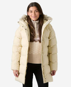 Womens Sale: W BLOSSOM PUFFY PARKA, Cream