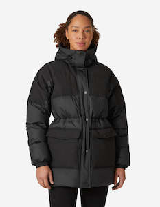 Womens Puffy Jackets: W ESCAPE DOWN PARKA, Black