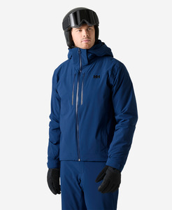 Mens Snow Jackets: ALPHA LIFALOFT JACKET, Dark Blue