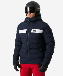 Mens Snow Jackets: BOSSANOVA PUFFY JACKET, Navy