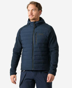 Mens Sailing Jackets: SKAGEN HYBRID KNIT INSULATOR, Navy