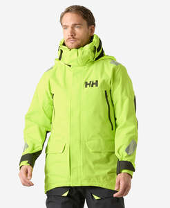 Mens Sailing Jackets: SKAGEN OFFSHORE JACKET, Luminous Green