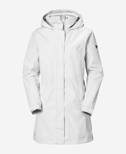 Womens Rainwear: W ADEN LONG JACKET, White