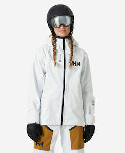 Womens Ullr Freeride: W SOGN SHELL JACKET, White