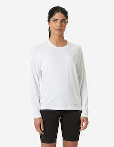 Womens Sail: W SHINE SOLEN LS CREW, White