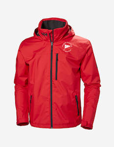 Mens Sailing Jackets: CYCA CREW HOODED JACKET, Red